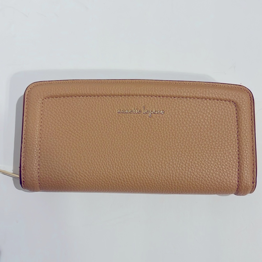 Nanette Lepore Tan Wallet Clutch‎ NWOT